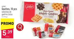 ALDI LOTUS Gaufres aanbieding