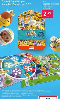 ALDI EMOJI Album de collection aanbieding