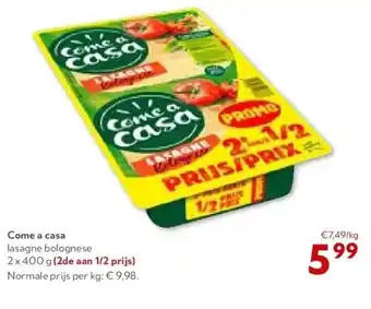 OKay Come a casa lasagne bolognese aanbieding