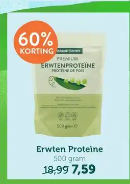 Holland & Barrett Erwten Proteïne aanbieding