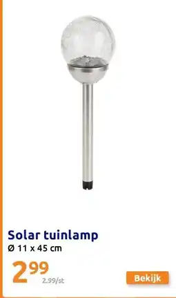 Action Solar tuinlamp aanbieding