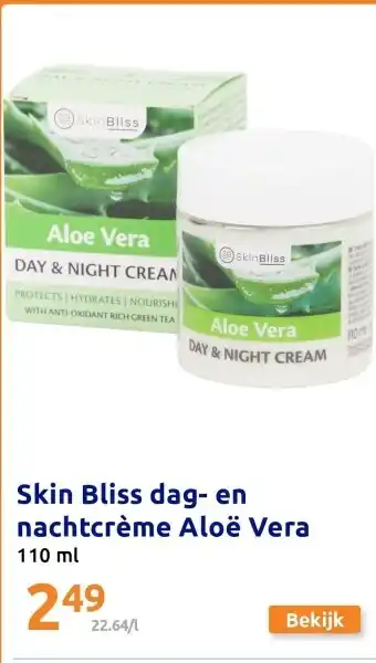 Action Skin Bliss dag- en nachtcrème Aloë Vera aanbieding