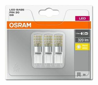 Zelfbouwmarkt Lamp Osram Led G9 Pin 2.6w 320 Lumen 3 Stuks aanbieding