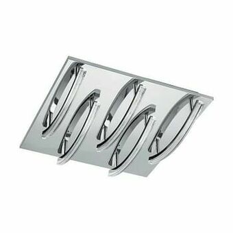 Zelfbouwmarkt Plafondlamp Led - 5x4,3w - Alu/transparant aanbieding