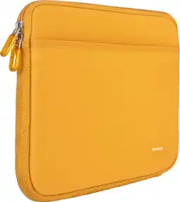 Coolblue BlueBuilt Laptophoes breedte 33 cm 14 inch S Geel aanbieding