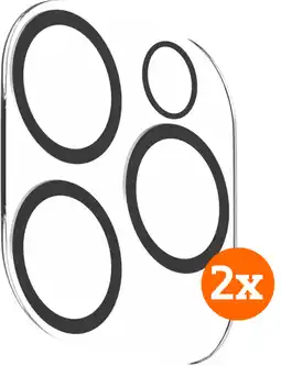 Coolblue BlueBuilt Apple iPhone 13 Pro / 13 Pro Max Camera Lens Protector Glas Duo Pack aanbieding