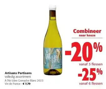 Colruyt Artisans Partisans volledig assortiment aanbieding