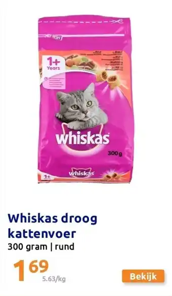 Action Whiskas droog kattenvoer aanbieding