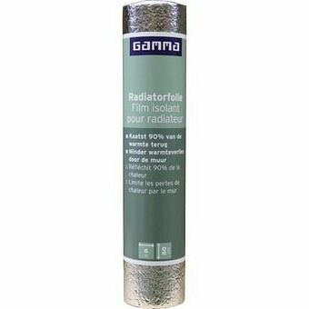 GAMMA Radiatorfolie GAMMA 2mm 50x600 cm 90% reflecterend aanbieding