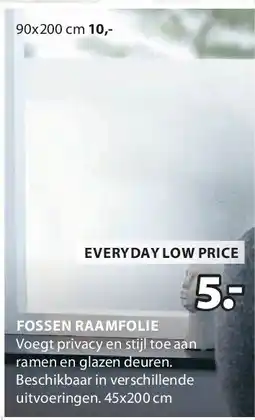 Jysk FOSSEN RAAMFOLIE aanbieding