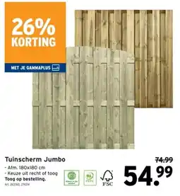 GAMMA Tuinscherm Jumbo aanbieding