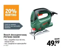GAMMA Bosch decoupeerzaag PST650 500W aanbieding