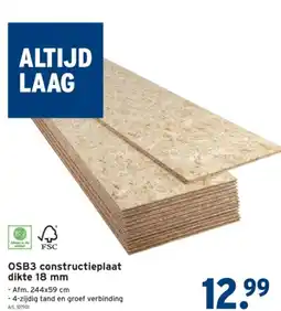 GAMMA OSB3 constructieplaat dikte 18 mm aanbieding