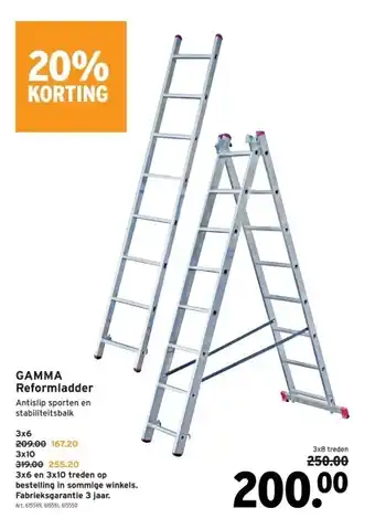 GAMMA GAMMA Reformladder aanbieding