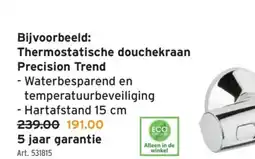 GAMMA Thermostatische douchekraan aanbieding