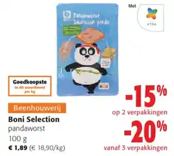Colruyt Boni Selection pandaworst aanbieding