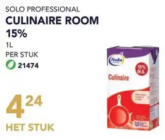 Bidfood Solo professional culinaire room 15% aanbieding