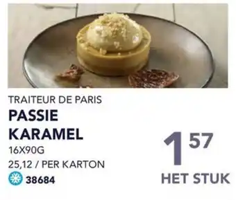 Bidfood Traiteur de paris passie karamel aanbieding