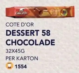 Bidfood Cote d'or dessert 58 chocolade aanbieding