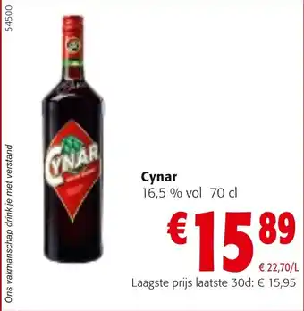 Colruyt Cynar aanbieding