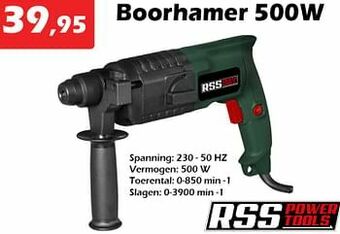 iTEK Rss boorhamer 500w aanbieding