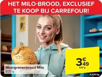 Carrefour Market Meergranenbrood Milo aanbieding