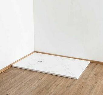 Zelfbouwmarkt Douchebak Minimalism 140x90cm Marmerlook aanbieding