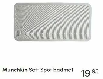 Baby & Tiener Munchkin soft spot badmat aanbieding