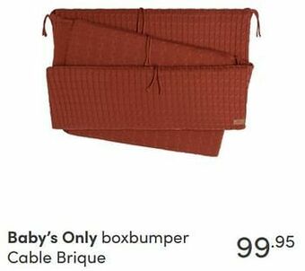 Baby & Tiener Baby’s only boxbumper cable brique aanbieding