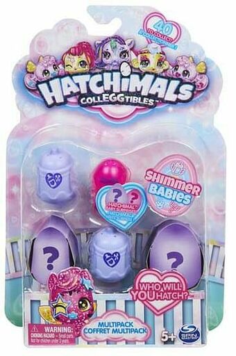 Hatchimals CollEGGtibles Shimmer Babies 4-pack Sea