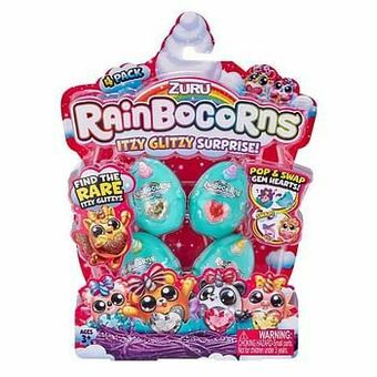 ToyChamp Rainbocorns Itzy Glitzy Surprise 4-pack aanbieding