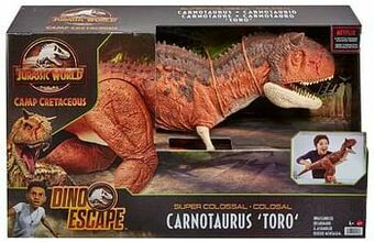ToyChamp Jurassic World Mega Grote Carnotaurus Toro aanbieding