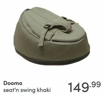 Baby & Tiener Doomo seat’n swing khaki aanbieding