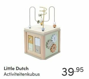 Baby & Tiener Little dutch activiteitenkubus aanbieding