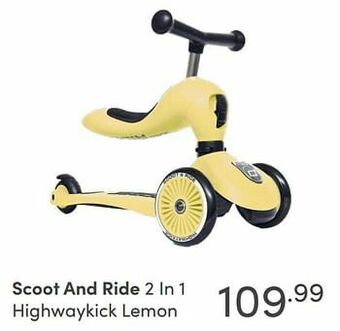 Scoot and ride 2 in 1 highwaykick lemon