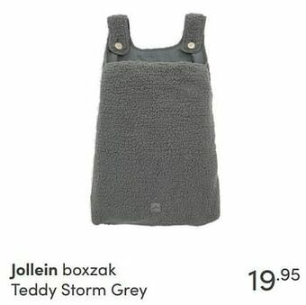 Baby & Tiener Jollein boxzak teddy storm grey aanbieding