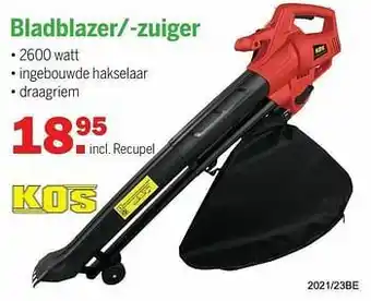 Kos bladblazer--zuiger