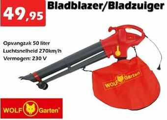 Wolf garten bladblazer-bladzuiger
