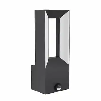 Zelfbouwmarkt Wandlamp Led Met Sensor - Buitenverlichting - 12w - Zwart/wit aanbieding