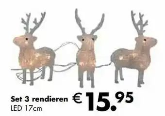 Multi bazar Set 3 rendieren led aanbieding