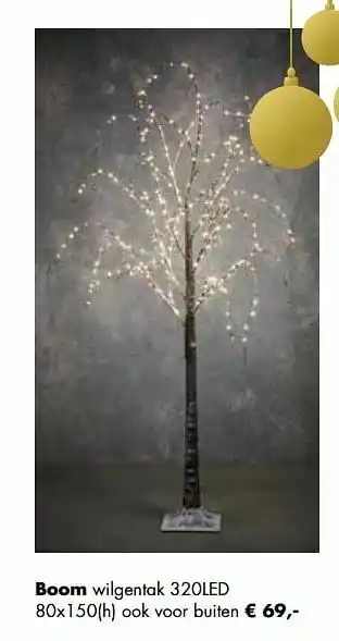 Boom wilgentak 320led