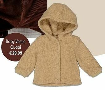 Baby & Tiener Baby vestje quapi aanbieding