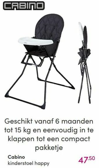 Baby & Tiener Cabino kinderstoel happy aanbieding