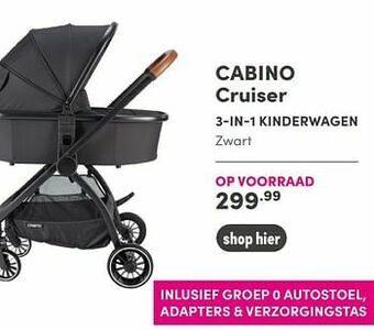 Cabino cruiser 3-in-1 kinderwagen