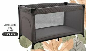 Baby & Tiener Campingbedje grey aanbieding