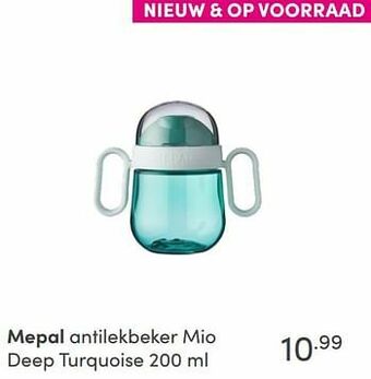Baby & Tiener Mepal antilekbeker mio deep turquoise aanbieding