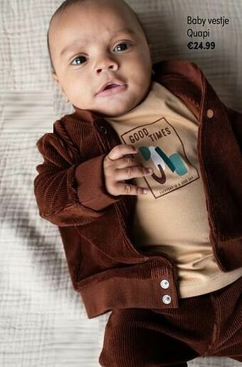 Baby & Tiener Baby vestje quapi aanbieding