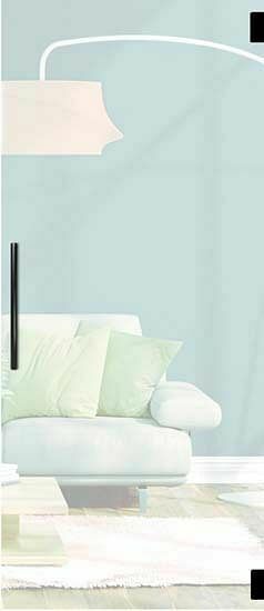 Zelfbouwmarkt Glazen Deur 8mm Verzuurd Mat Night 830mm-set Vierkant Zwart aanbieding