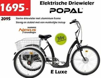 iTEK Elektrische driewieler aanbieding