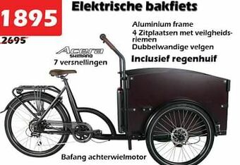 iTEK Elektrische bakfiets aanbieding